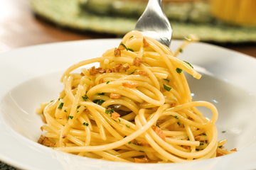 Macarrão Alho e Óleo Simples
